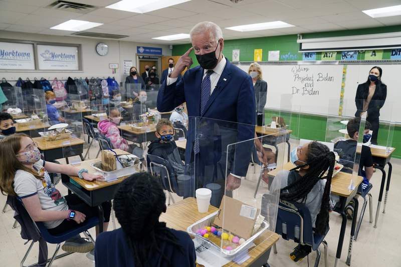 Remote learning still widespread even after Biden hits goal
