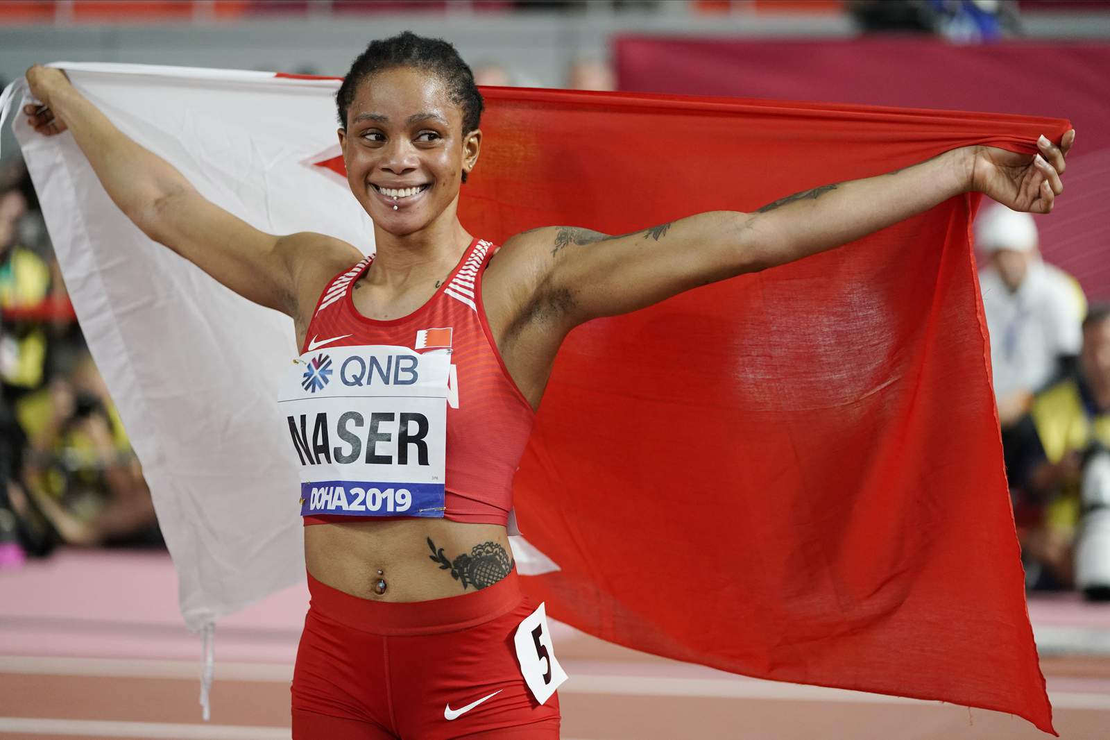 Naser was under investigation when she won world 400 gold
