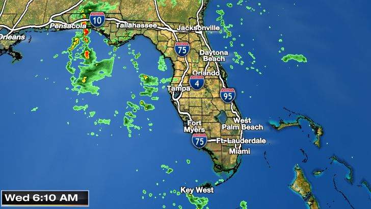 Dry season is not here yet. Rain chances gradually increase in Central Florida