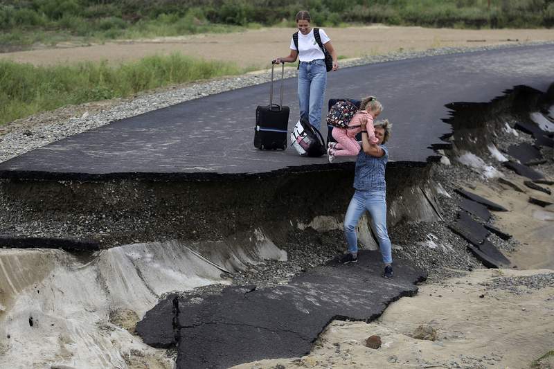 Over 1,500 evacuated in southern Russia after heavy rains