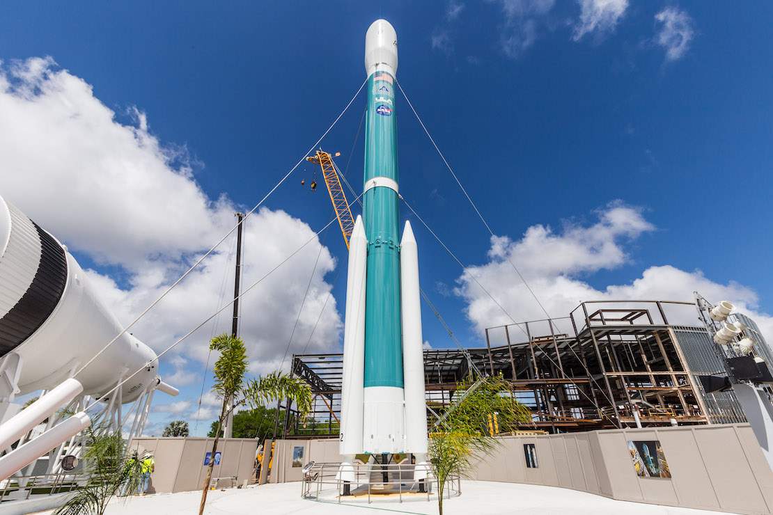 Delta II rocket joins garden at Kennedy Space Center Visitor Complex