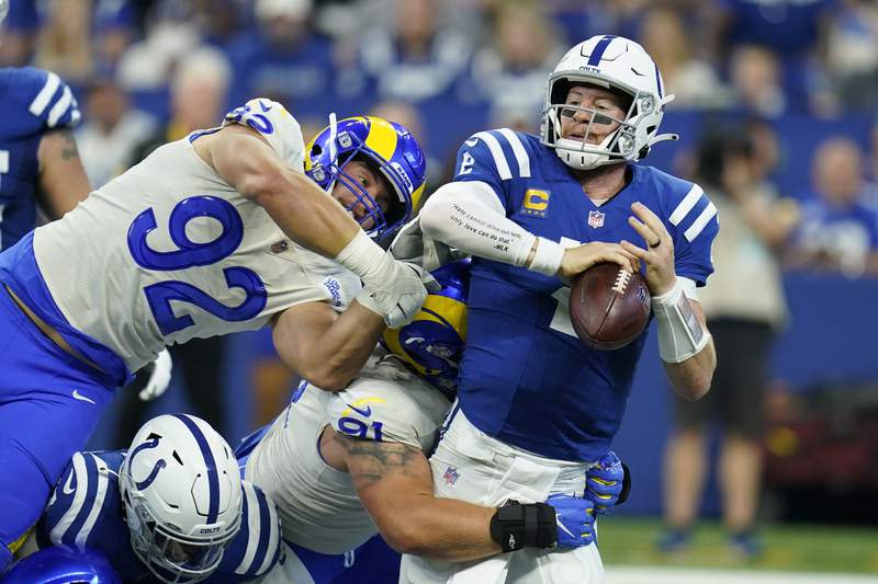 Stafford leads Rams to late scores in 27-24 win over Colts