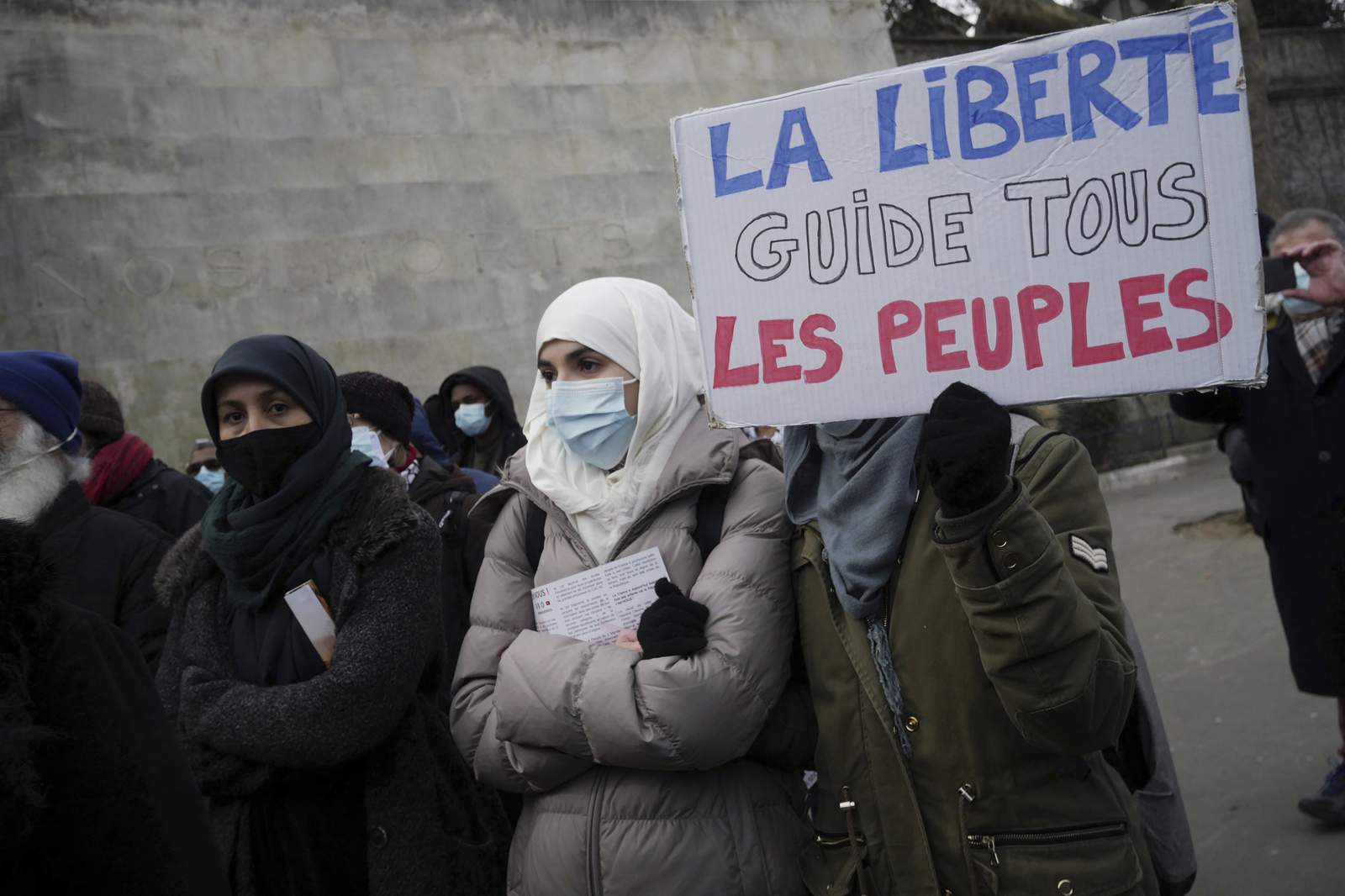 Protesters say French anti-radicalism law is anti-Muslim