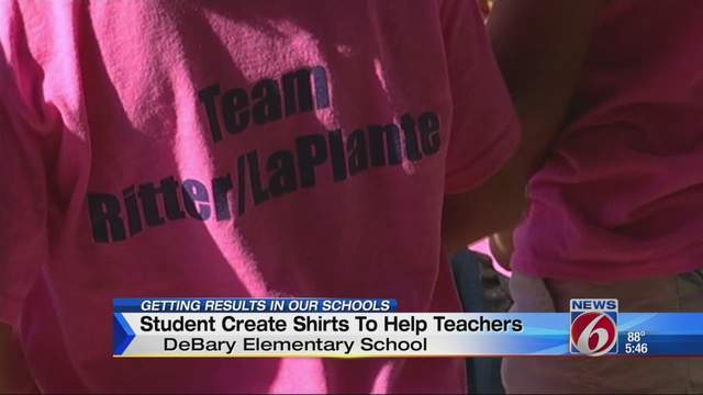 Teacher shows appreciation for students, school saving her life