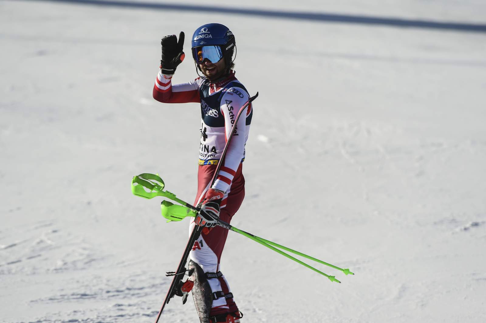 The Latest: Schwarz wins combined for Austria's 3rd gold
