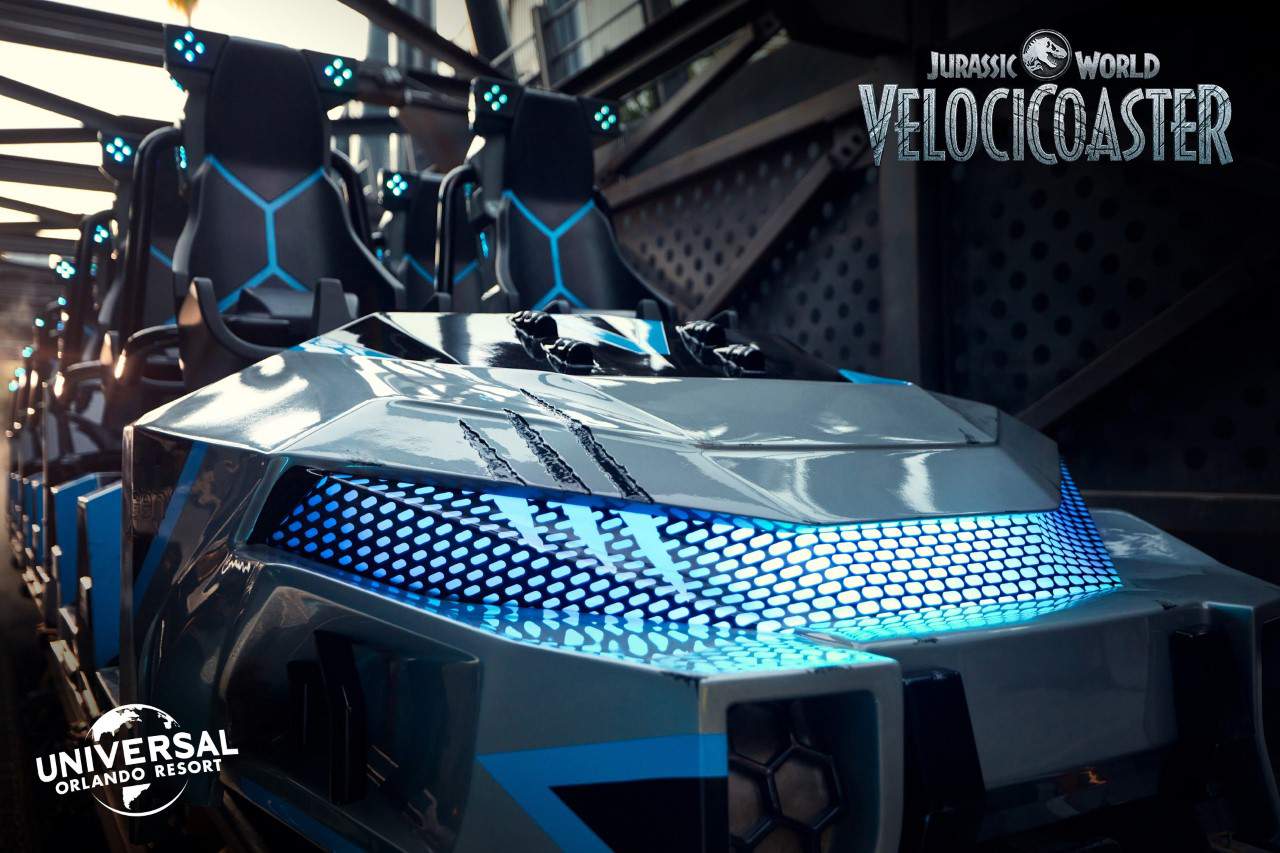 First Look: Universal shows ride vehicle for all new Jurassic World VelociCoaster