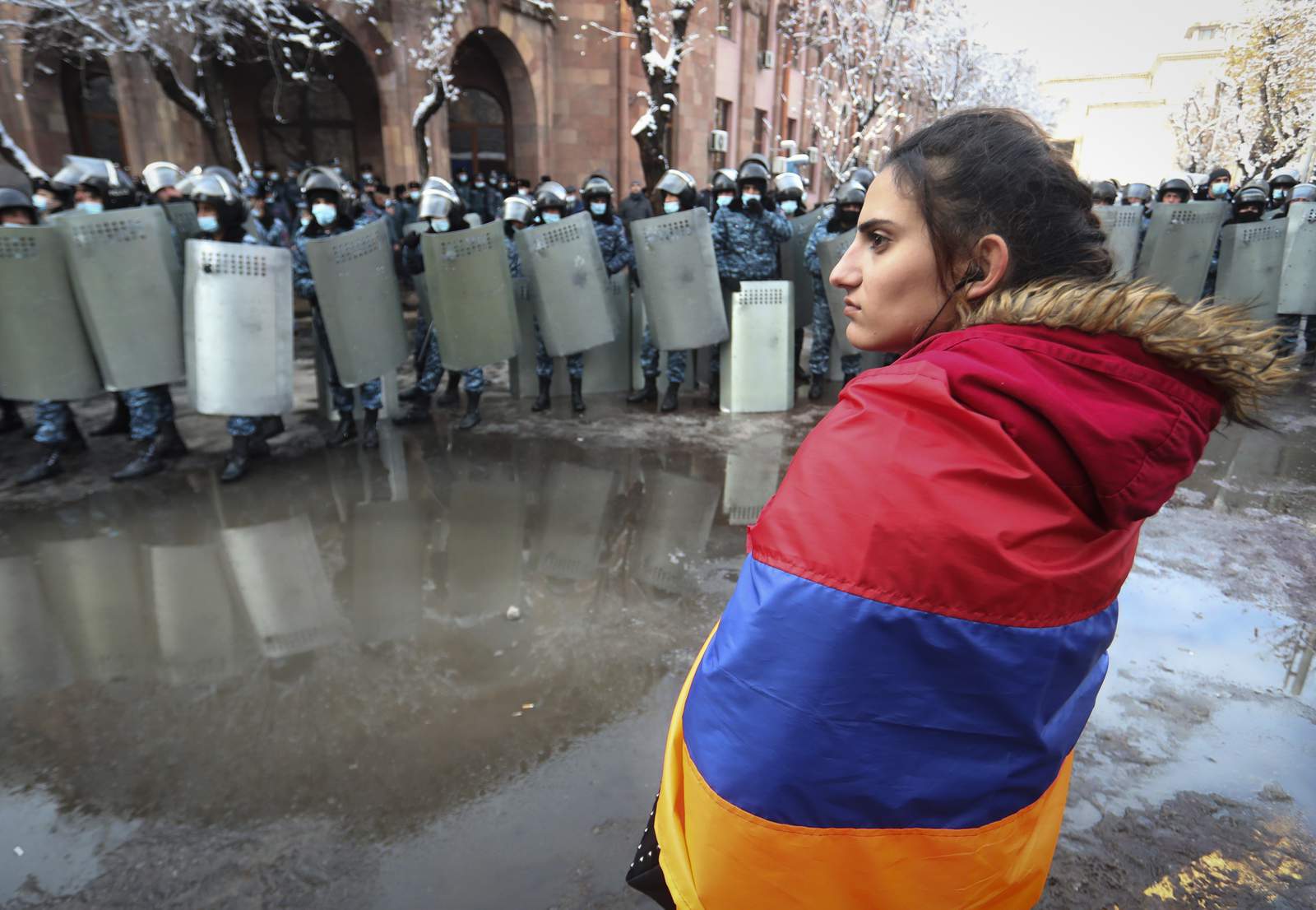 Dozens detained in Armenia during anti-government protests