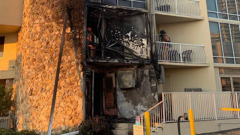 No one was injured in a fire at Ocean East Resort Club in Ormond Beach on May 31, 2021.