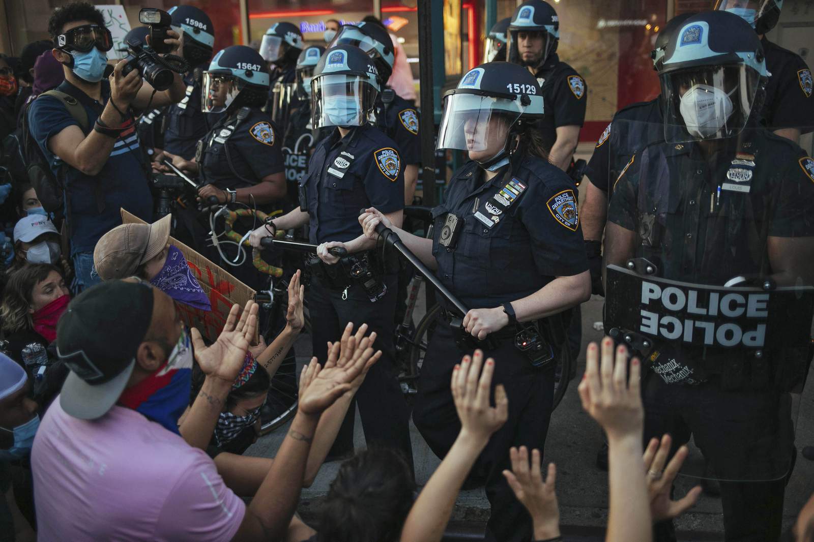 NY attorney general sues NYPD over Floyd protest response