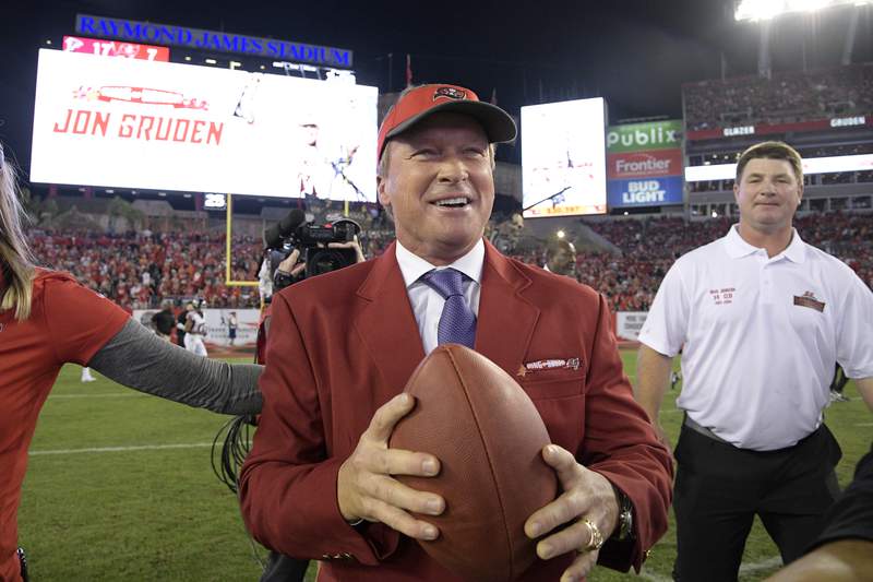 Jon Gruden to be removed from Tampa Bay Buccaneers Ring of Honor