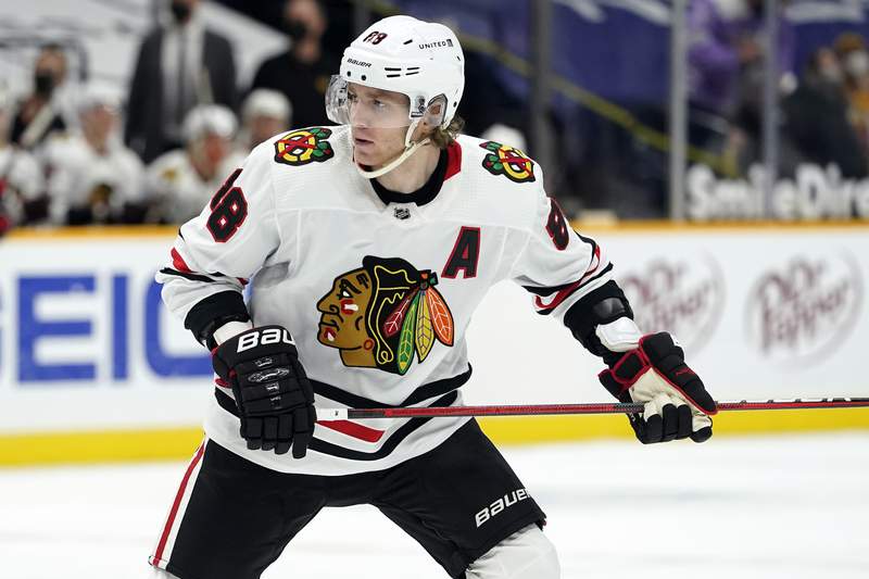 Blackhawks blown out by Rangers as Jacob Trouba drama continues - Chicago  Sun-Times