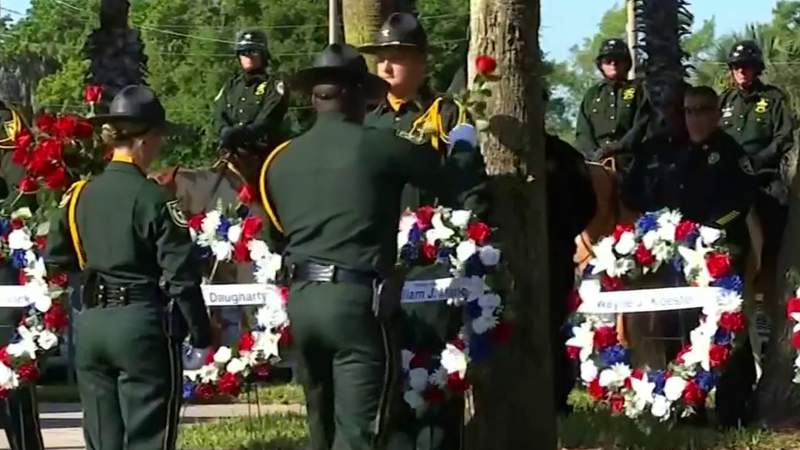 Lake County honors fallen officers, including 2 deputies who died from COVID-19