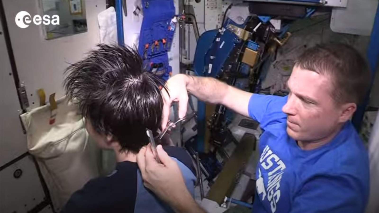 Talking international collaboration and haircuts on the space station