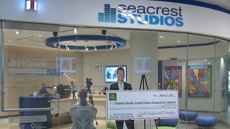 Seacrest Studios welcomes virtual guests into Arnold Palmer hospital