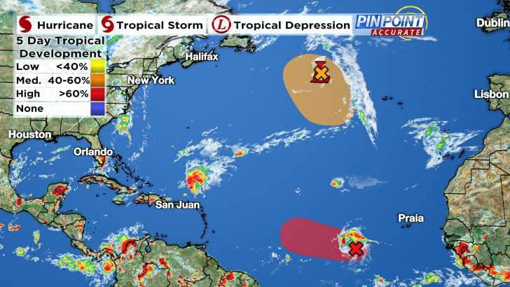 Tropical Depression 18 forms in Atlantic, could become major hurricane within days