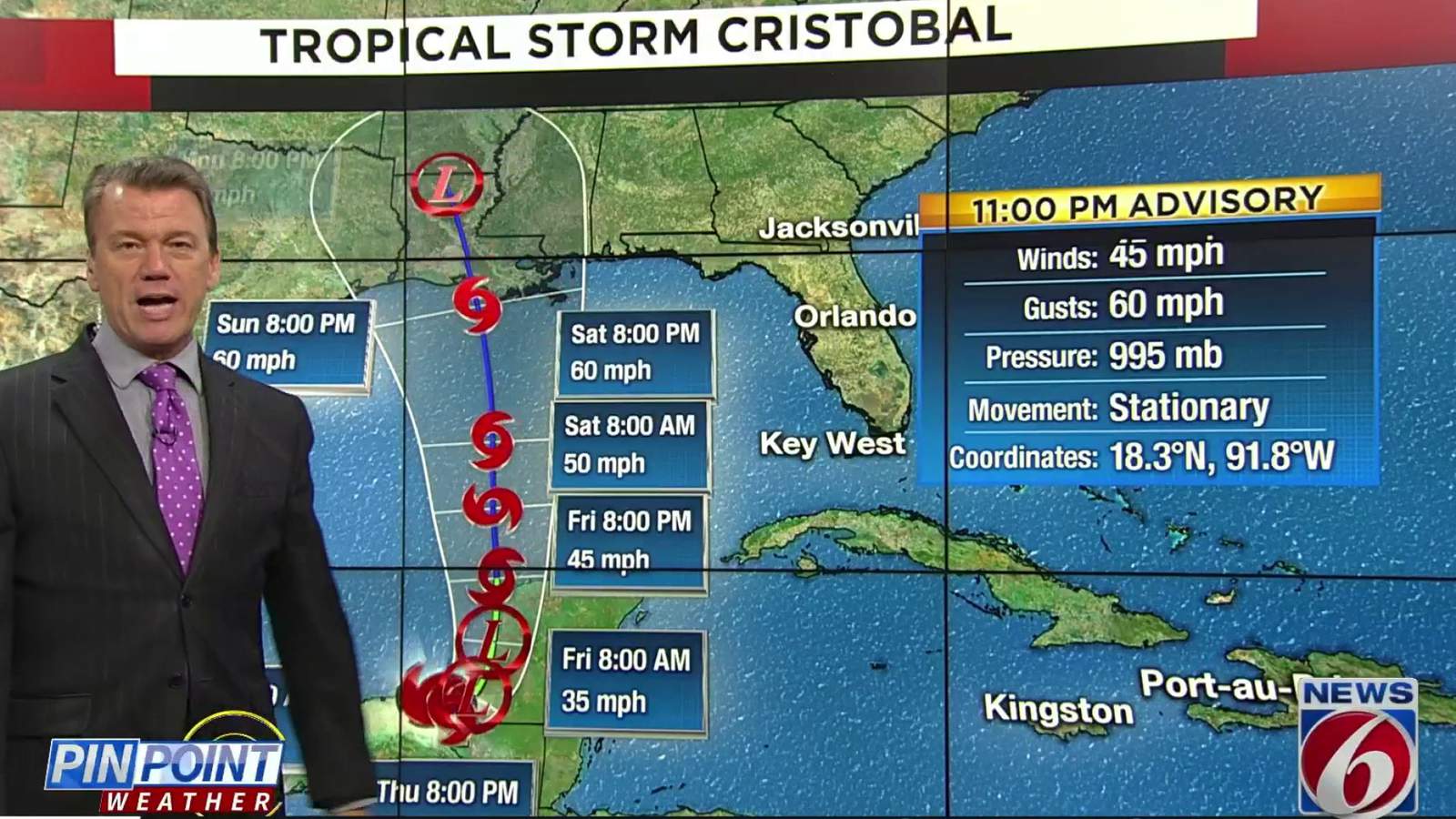 Here’s how Tropical Storm Cristobal will affect Central Florida