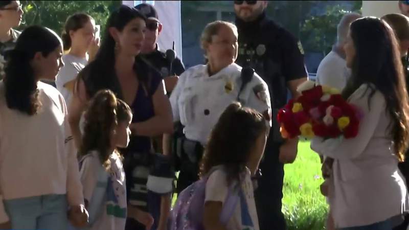 Police escort fallen Kissimmee officer’s daughter to first day of school
