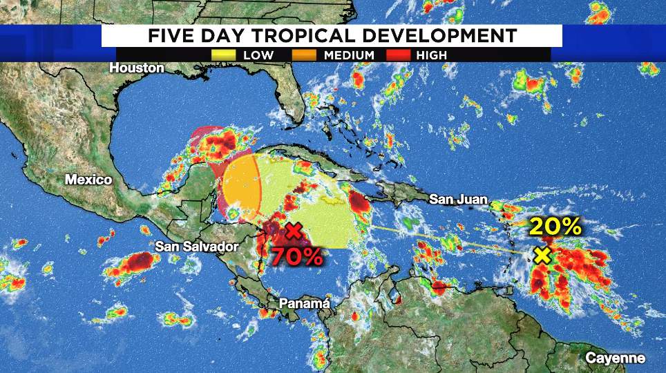 Tropical Tracker: A little mischief in the Caribbean