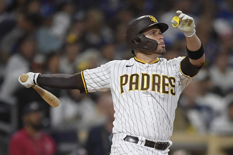 Padres beat Dodgers 5-3 for 1st sweep of rivals in 8 seasons