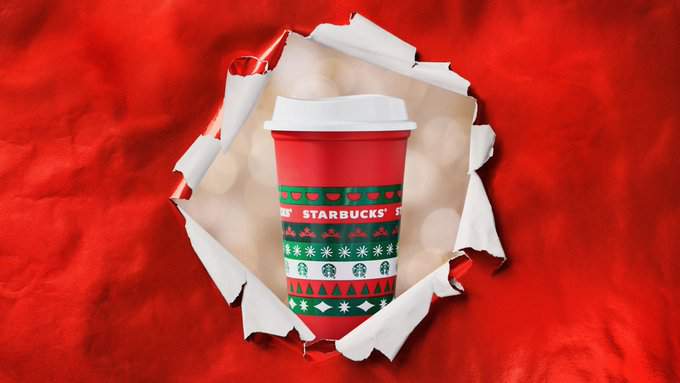Starbucks giving away limited-edition holiday cups Friday