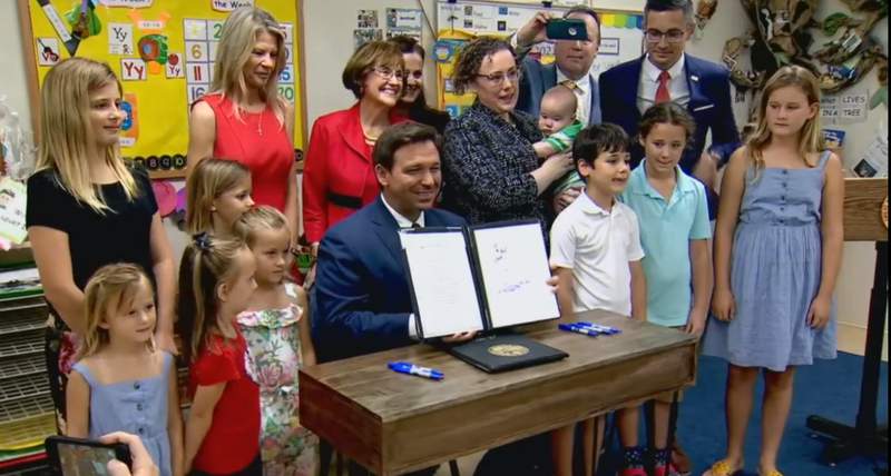 Gov. Ron DeSantis signs bills on early childhood learning, kindergarten readiness