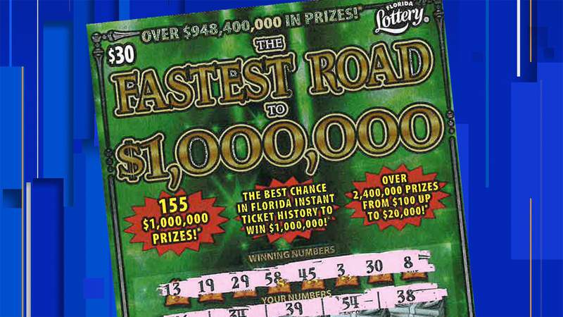 Seminole County man wins $1 million in scratch-off game