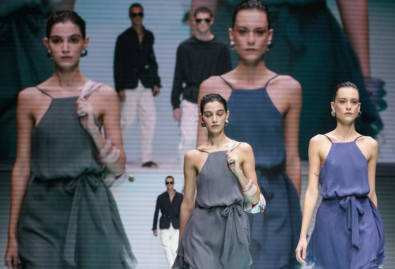 Emporio Armani celebrates 40 years during Milan Fashion Week