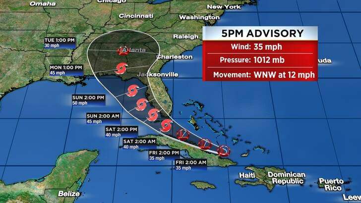 TRACK, MODELS, SATELLITE: Fred’s projected path shifts west on way toward Florida