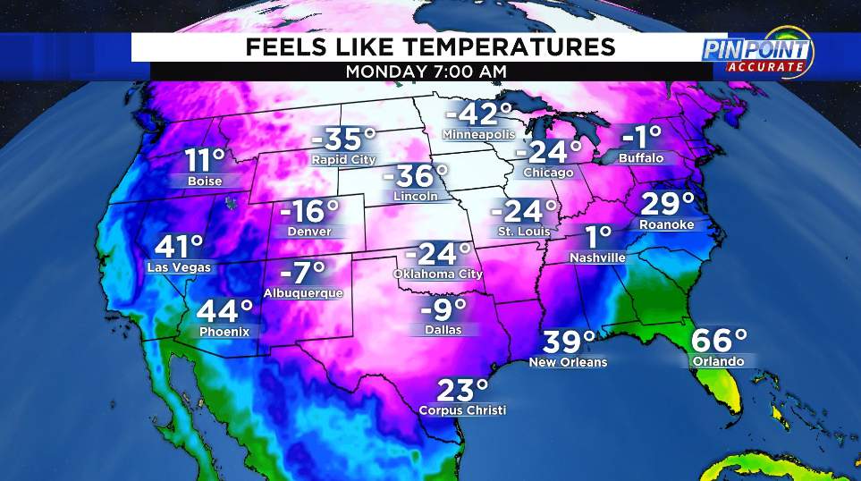 Polar Express: Arctic outbreak to invade parts of US