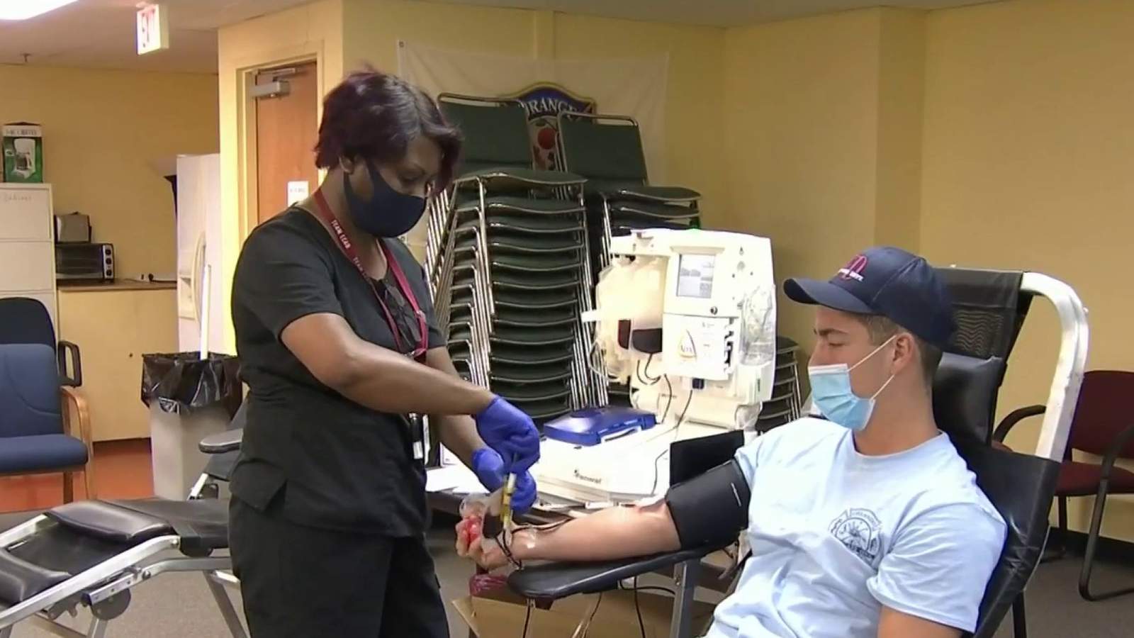 After recovering from COVID-19, Orlando firefighters donate plasma to help others