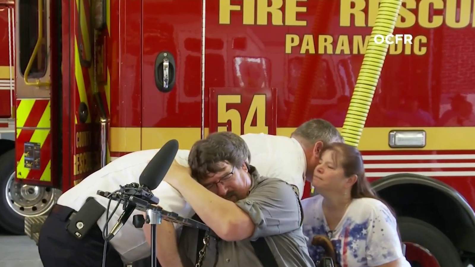 Crash victim reunites with Orange County first responders who saved him four years later