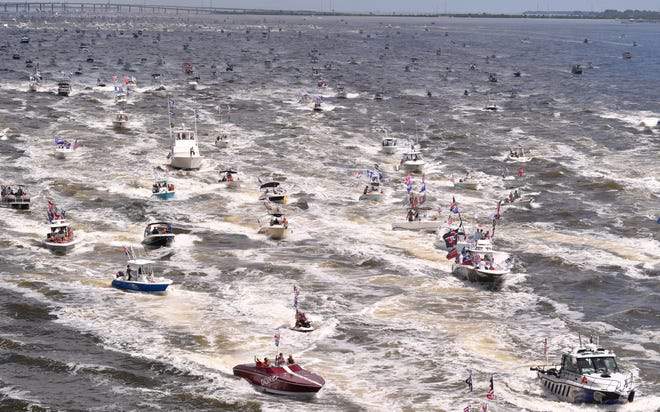 Trump Space Coast boat parade draws enormous fleet of watercraft to Intracoastal Waterway