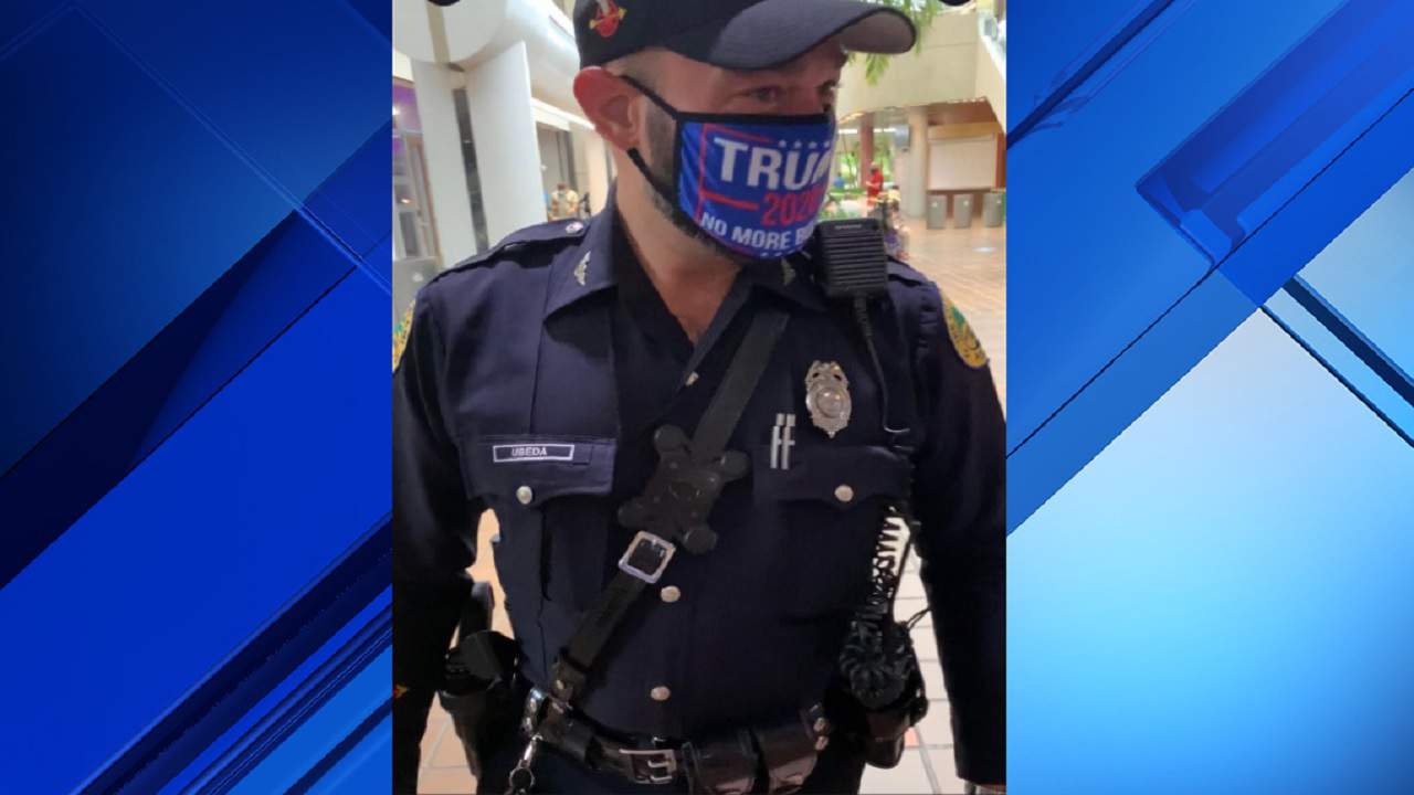 Florida officer to be disciplined after wearing Trump mask while voting