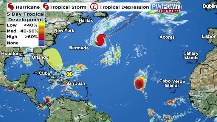 Tropics update: New area to watch near the Bahamas