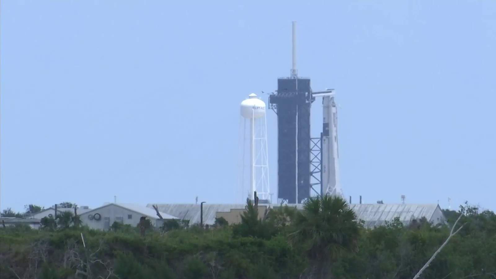 SpaceX goes vertical at Kennedy Space Center ahead of first launch with astronauts