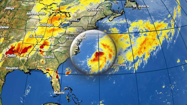 Tropical Storm Omar forms east of North Carolina