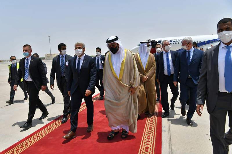 New Israeli foreign minister in the UAE on 1st state visit