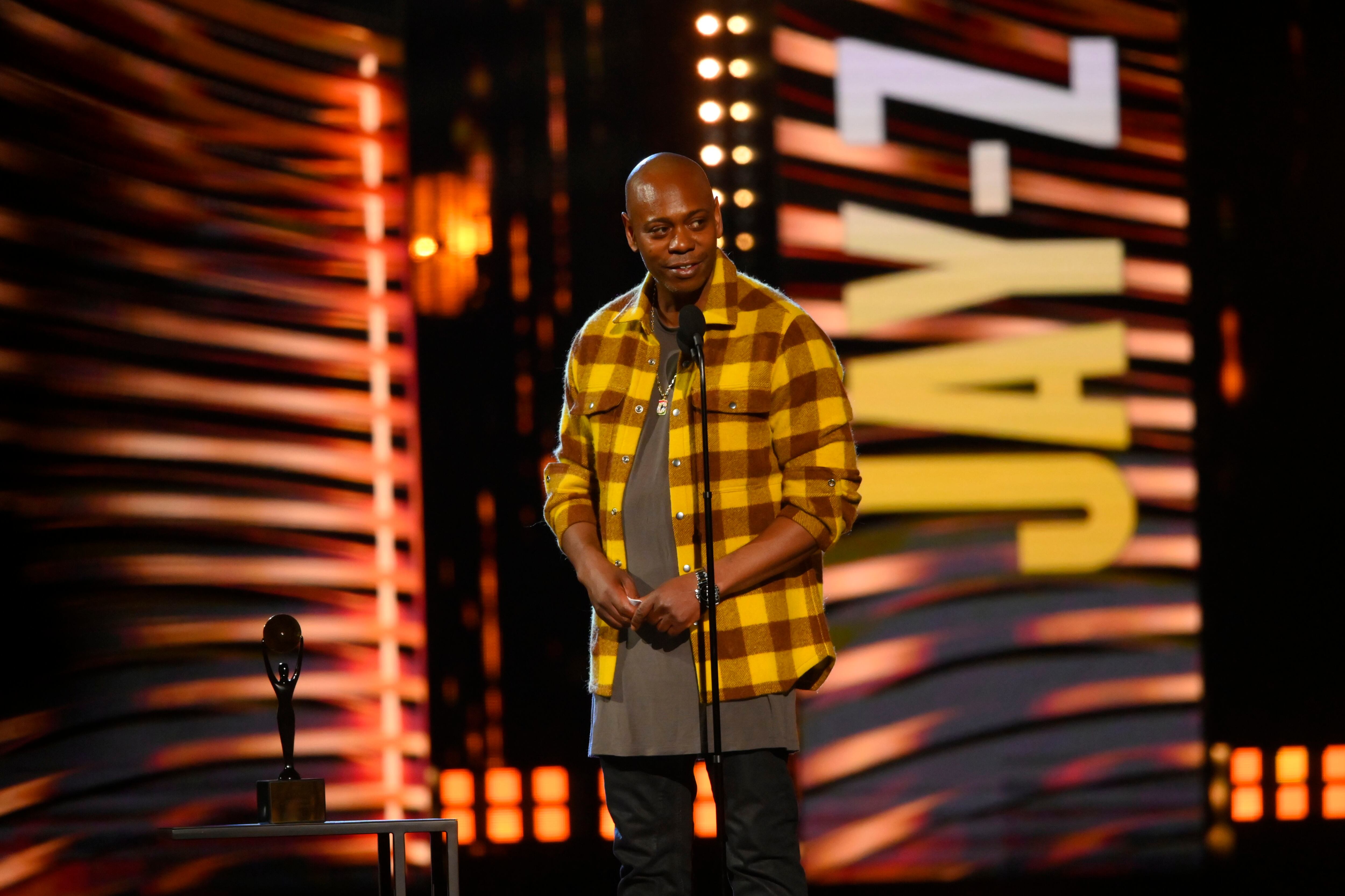 No felony charge for man who tackled Dave Chappelle on stage