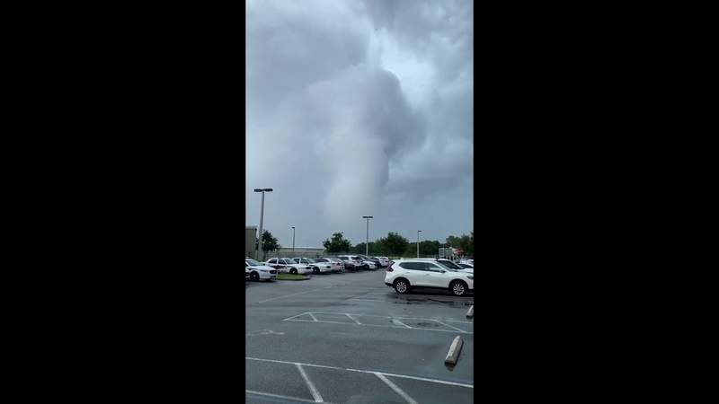 Police share video of possible tornado in New Smyrna Beach