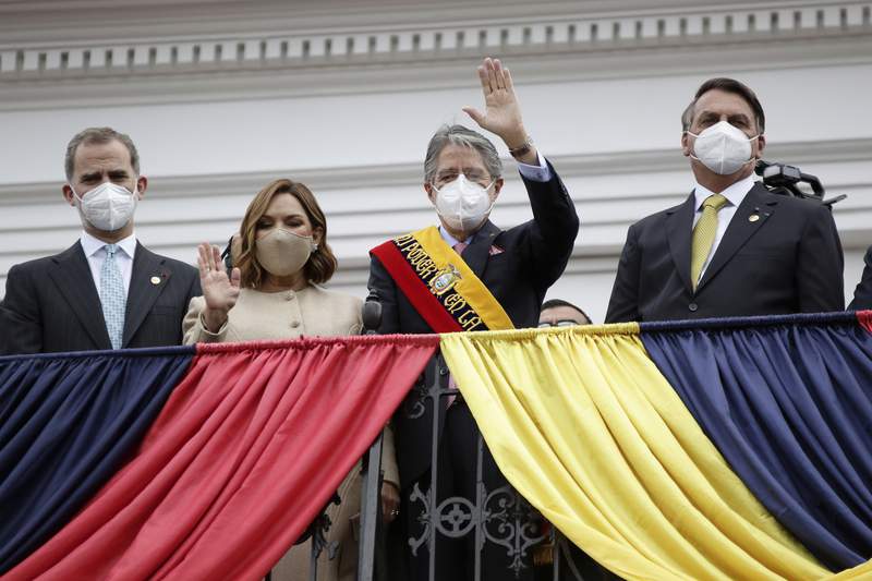 Former banker Guillermo Lasso becomes president in Ecuador