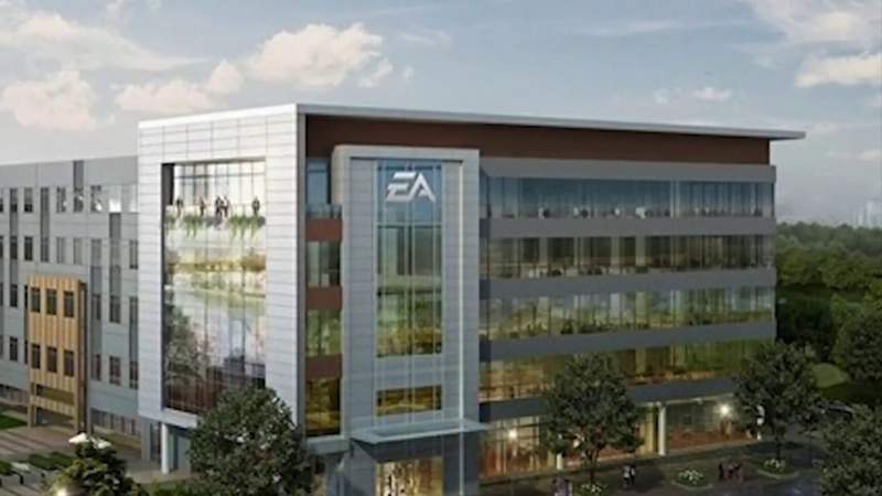 EA adds new sign to future headquarters in downtown Orlando