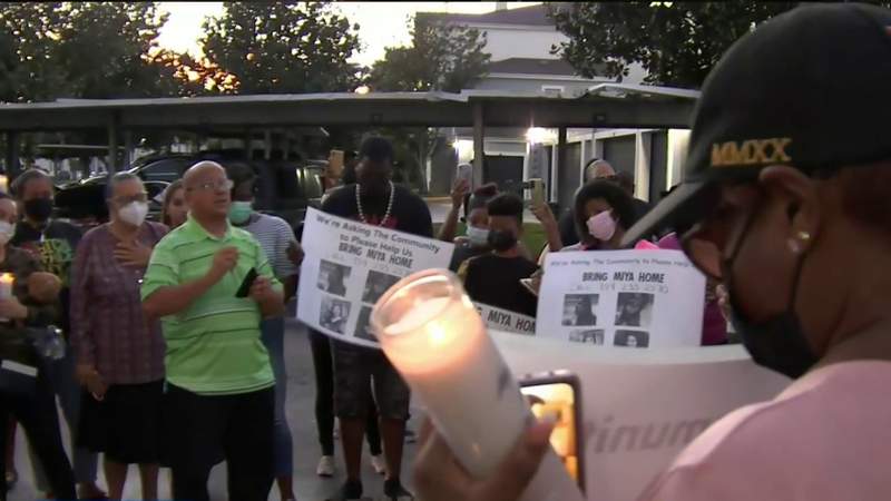 ‘We need closure:’ Dozens attend vigil as search for Miya Marcano continues