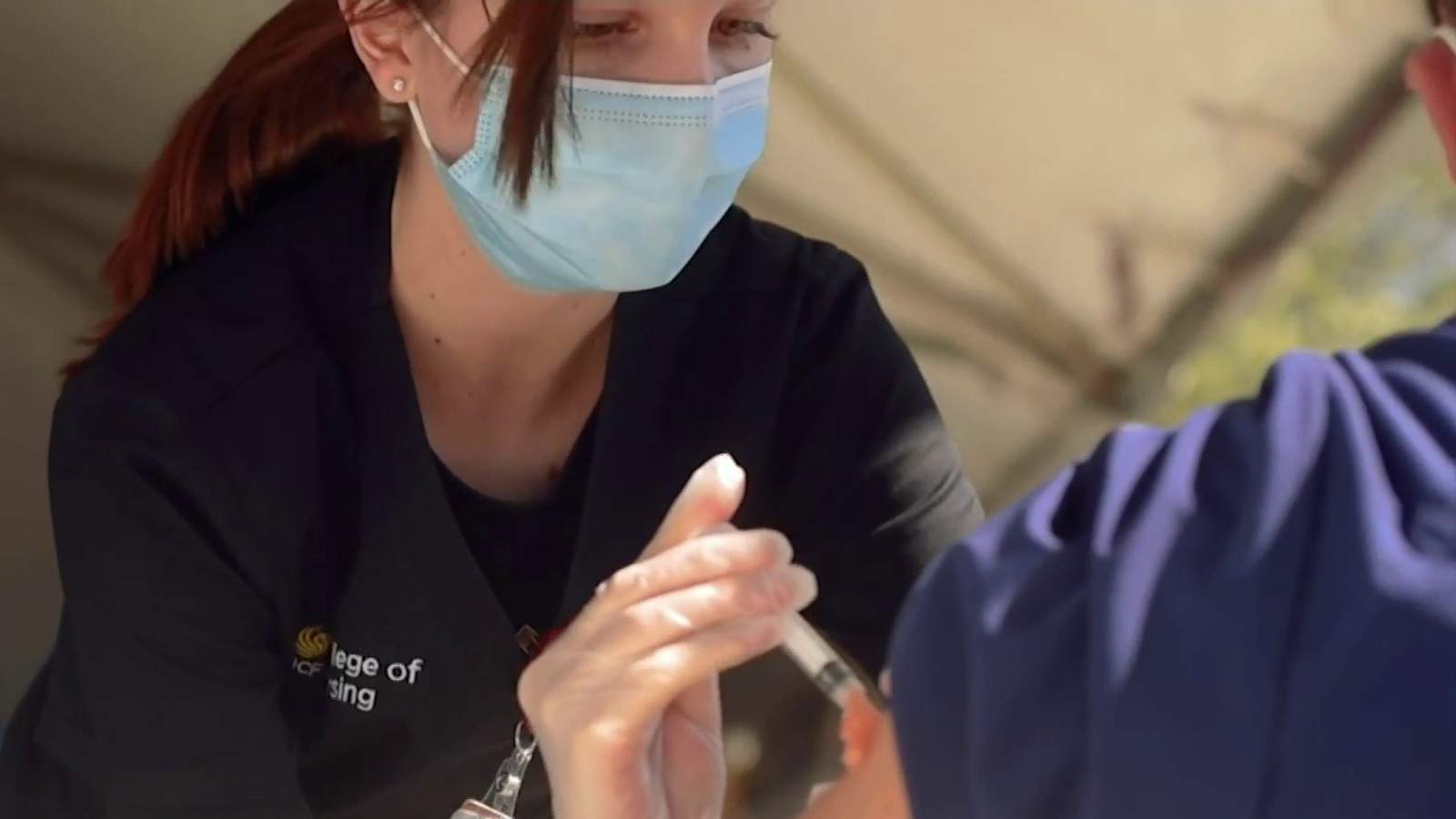 How UCF students are helping at COVID-19 vaccination sites