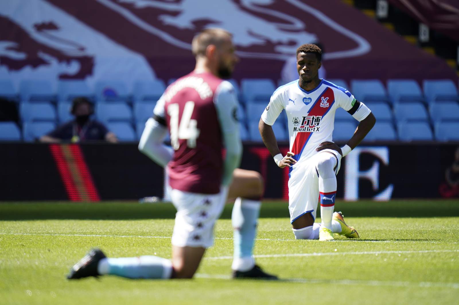 Boy, 12, arrested after Palace player Zaha gets racist posts