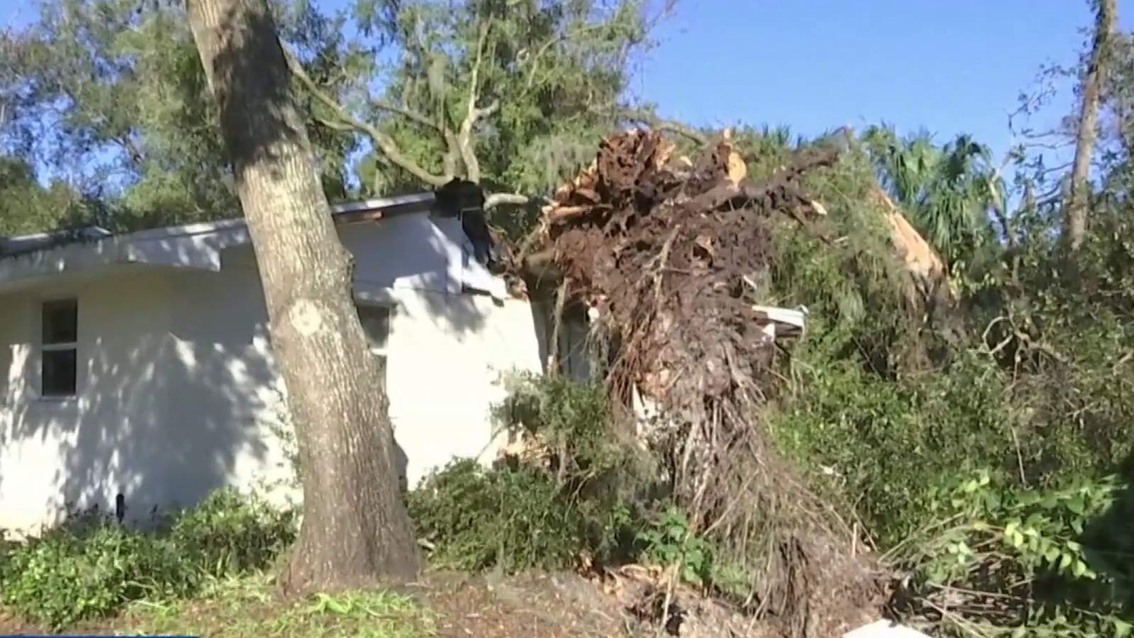 Cleanup underway after storms in Deland