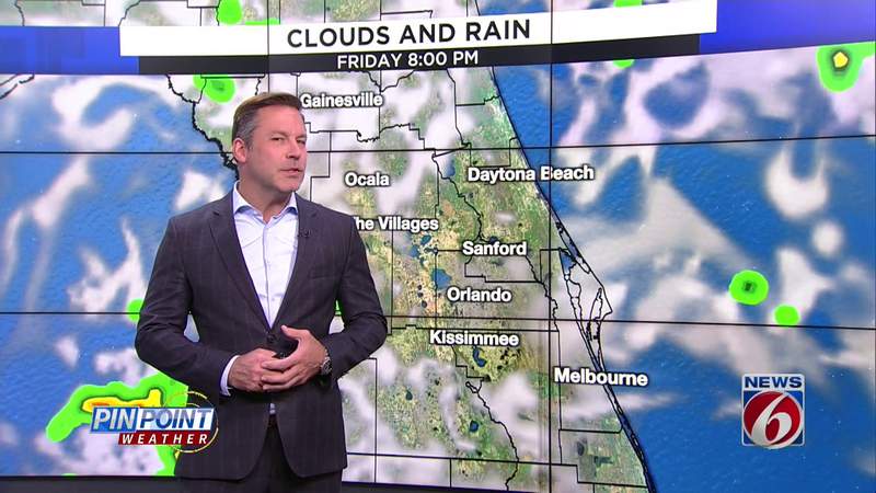 Sunny weekend with slight rain chances and strong rip currents