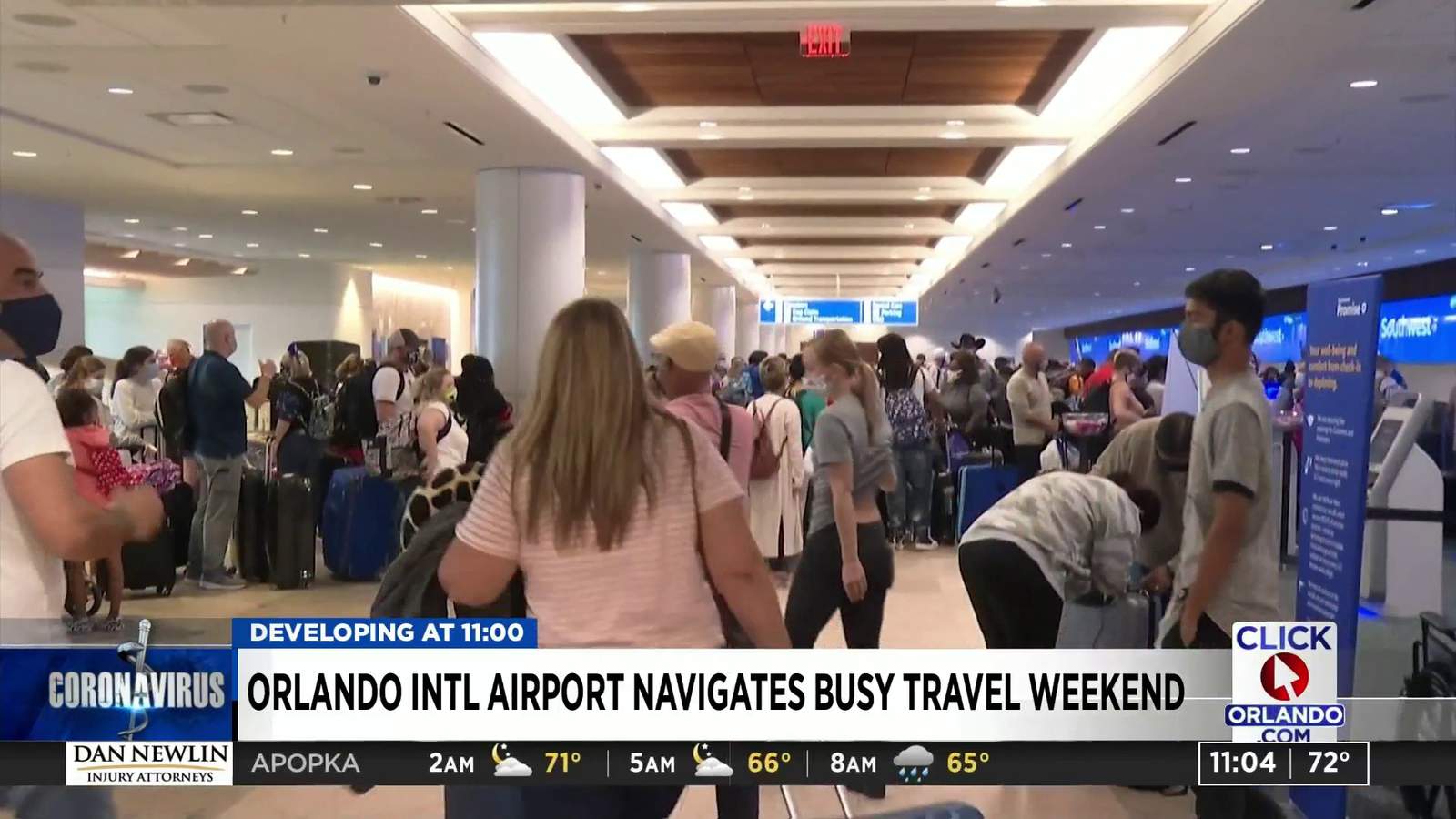 Sunday expected to be busiest travel day at Orlando International Airport this holiday season
