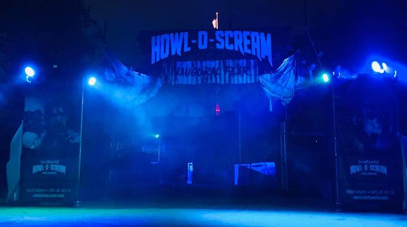 Fog and fear arrive for SeaWorld Orlando’s first Howl-O-Scream