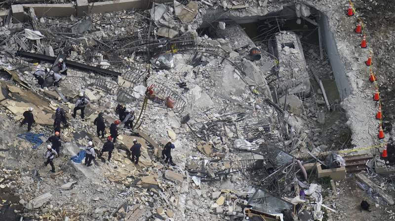 Authorities: Another body in rubble raises death toll to 5