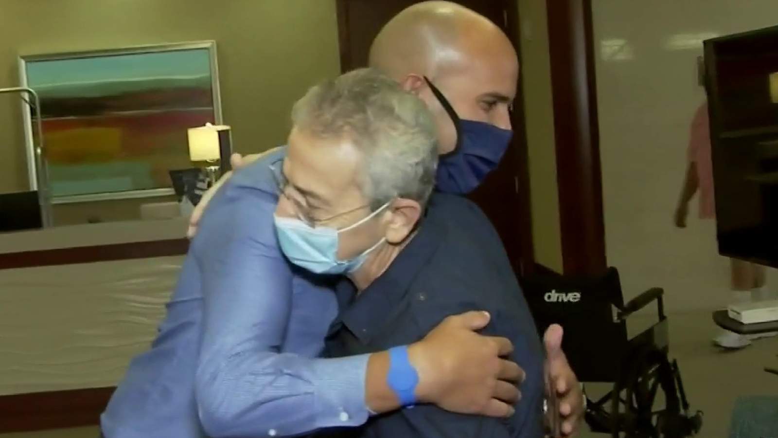 ‘I thank God for sending me an angel:’ Man reunites with Orlando hotel worker who saved his life